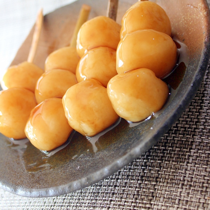 子供のおやつ♪お豆腐入り☆もっちもち!みたらし団子